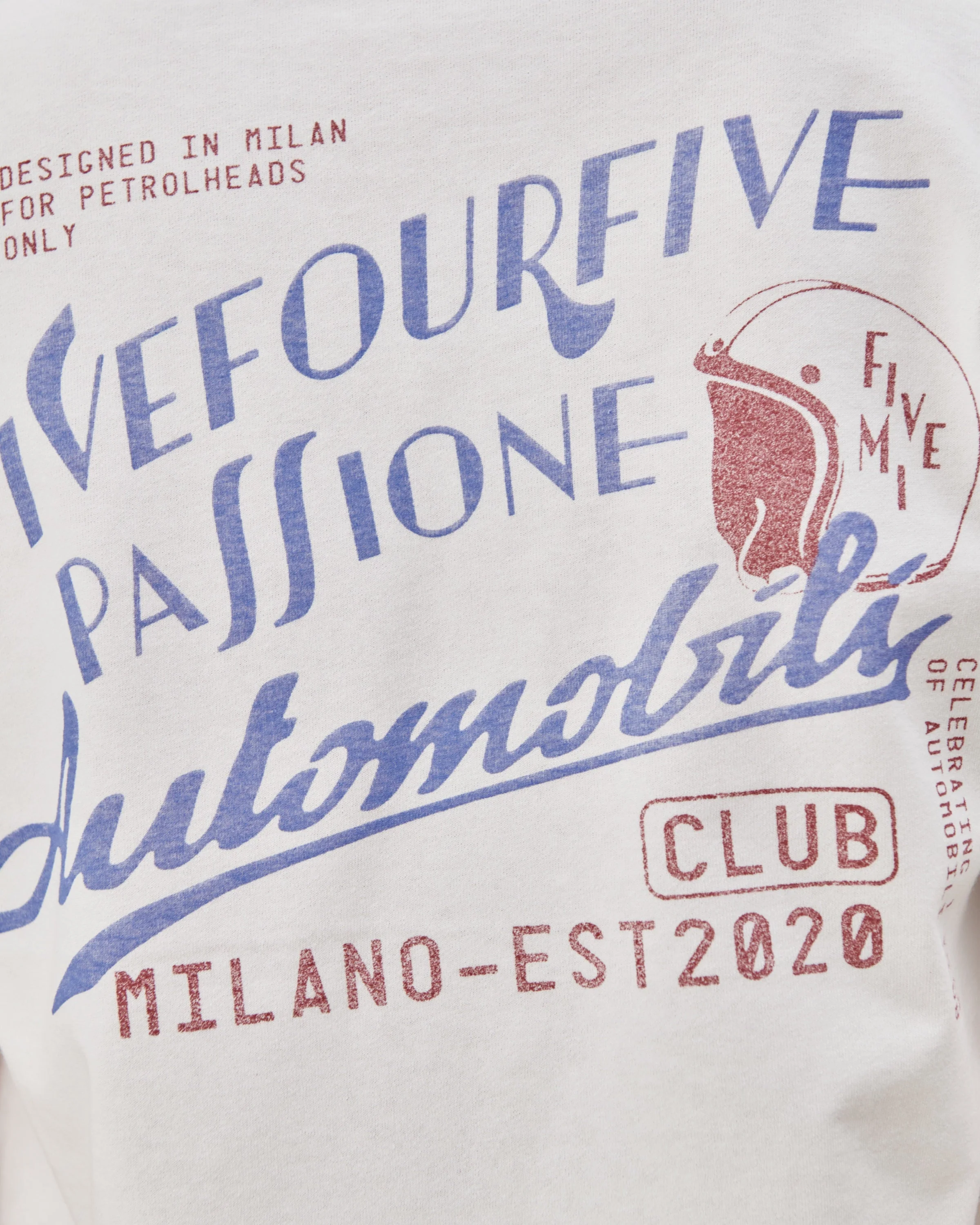 545 Automobili Club Helmet Tee - Image 6