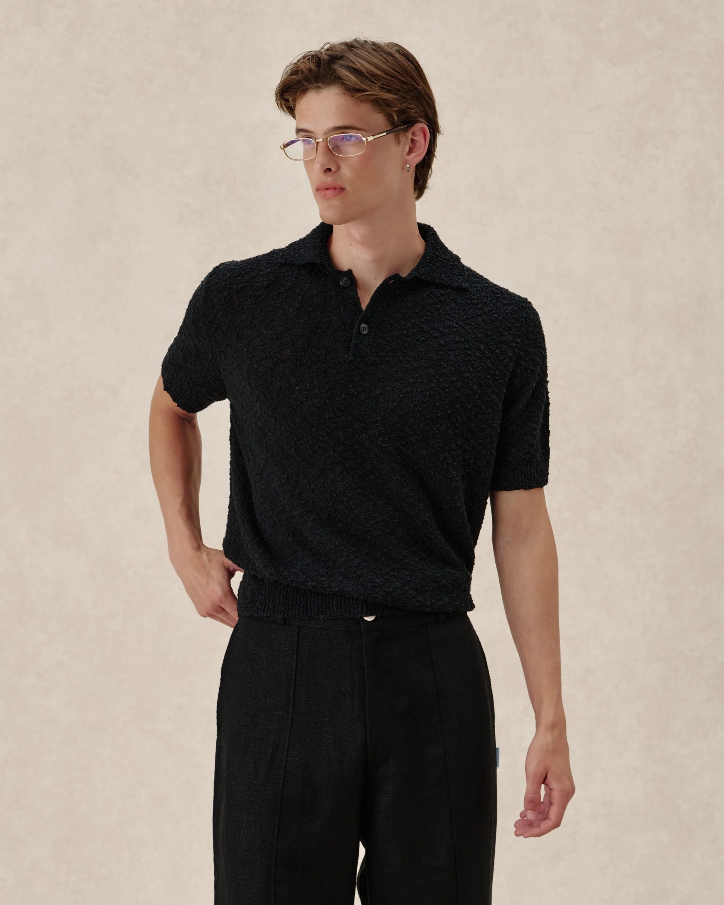 545 Bouclè Polo Shirt - Image 4