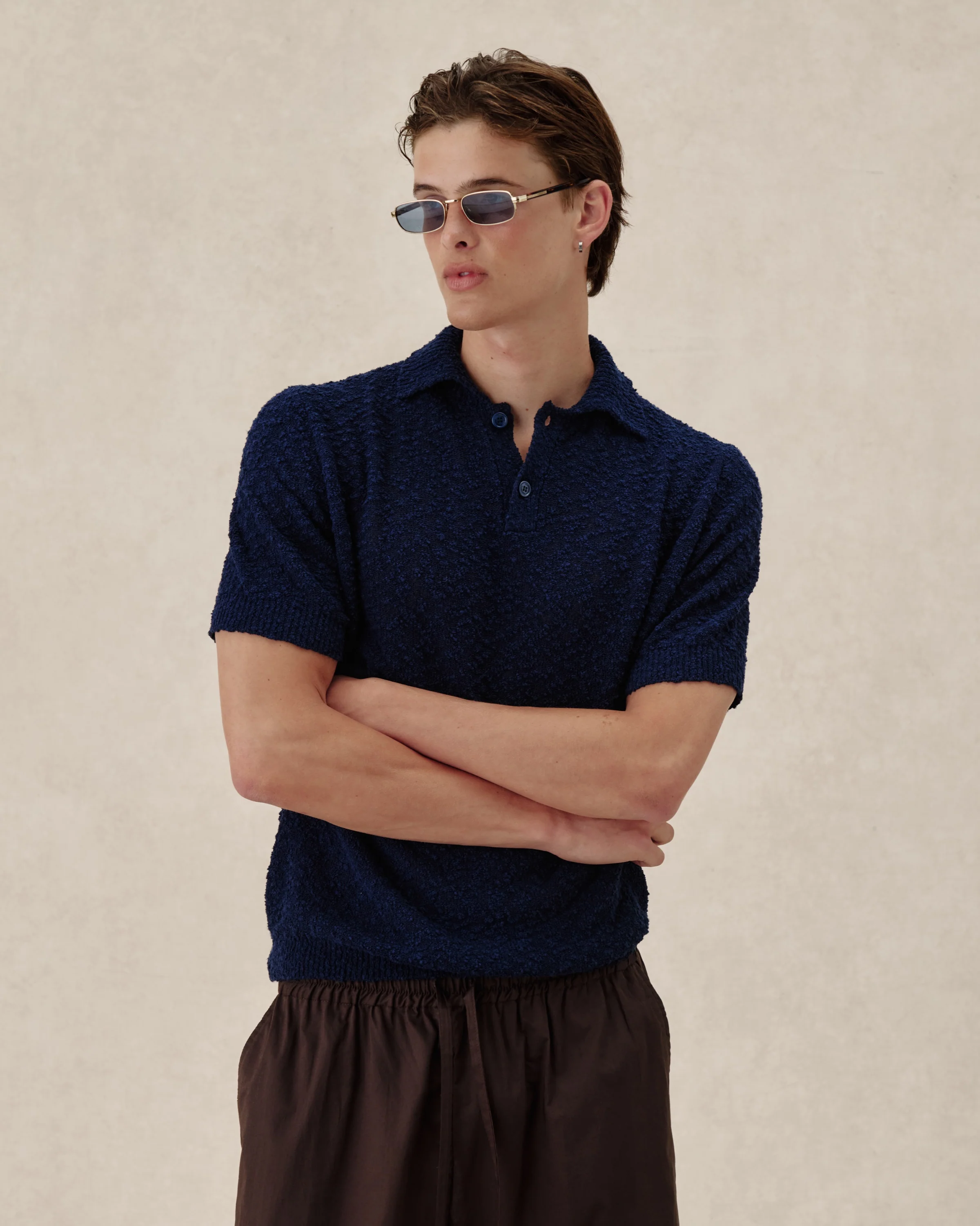 545 Bouclè Polo Shirt - Image 5