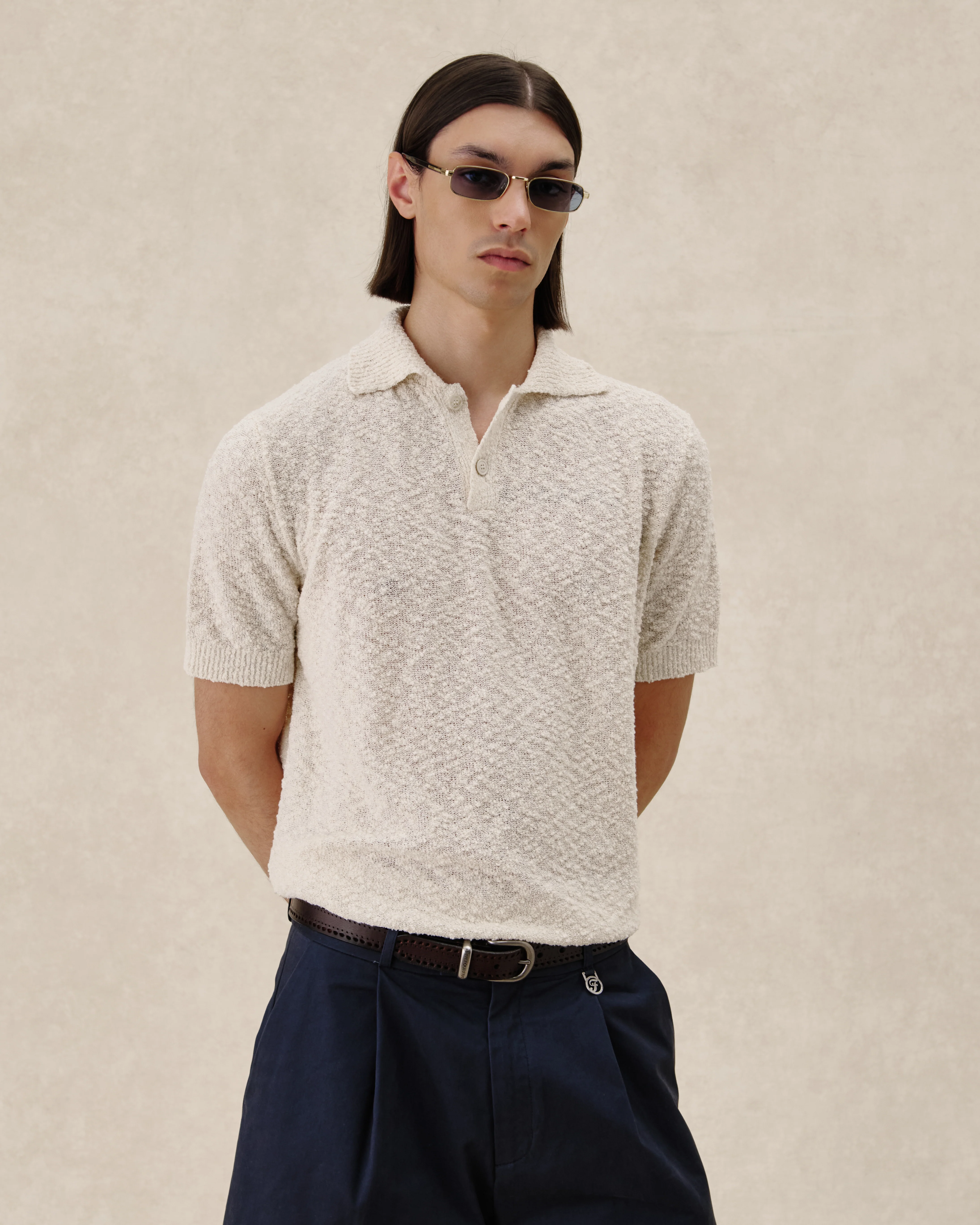 545 Bouclè Polo Shirt - Image 4