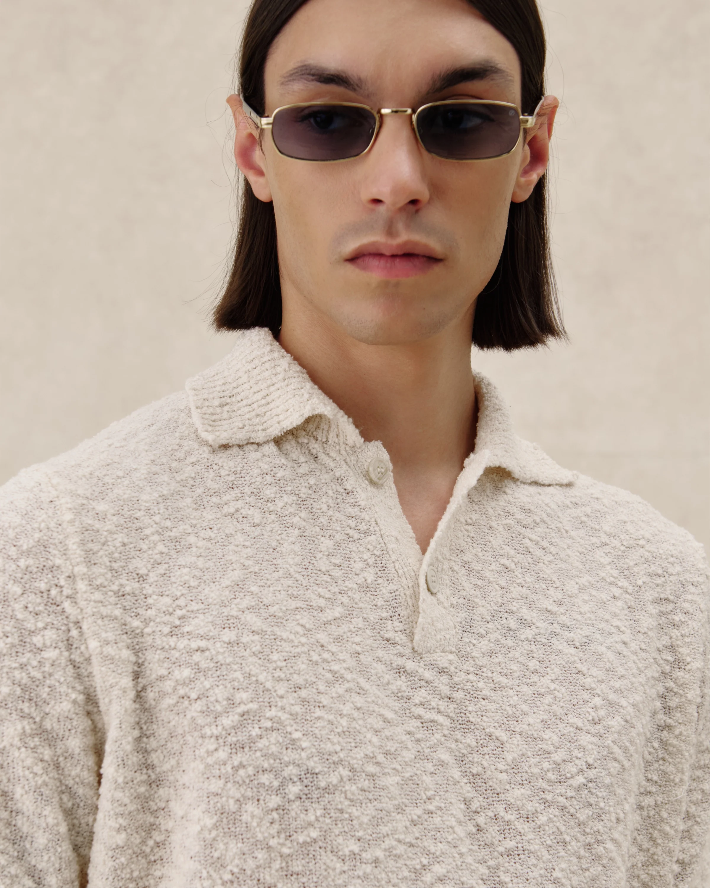 545 Bouclè Polo Shirt - Image 5