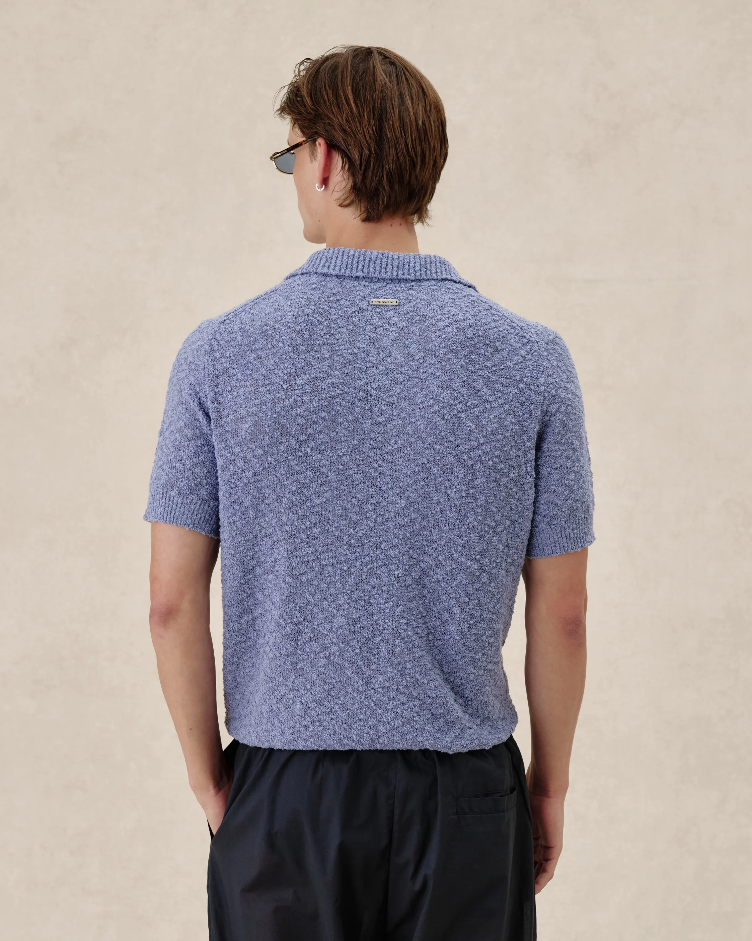 545 Bouclè Polo Shirt - Image 4