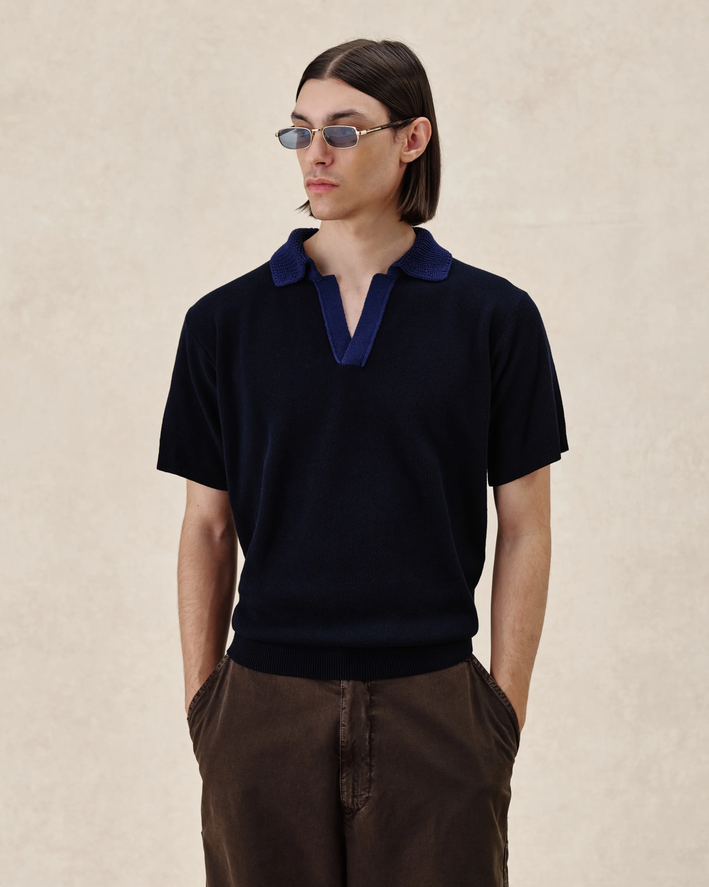 545 Knit On Knit Polo - Image 3