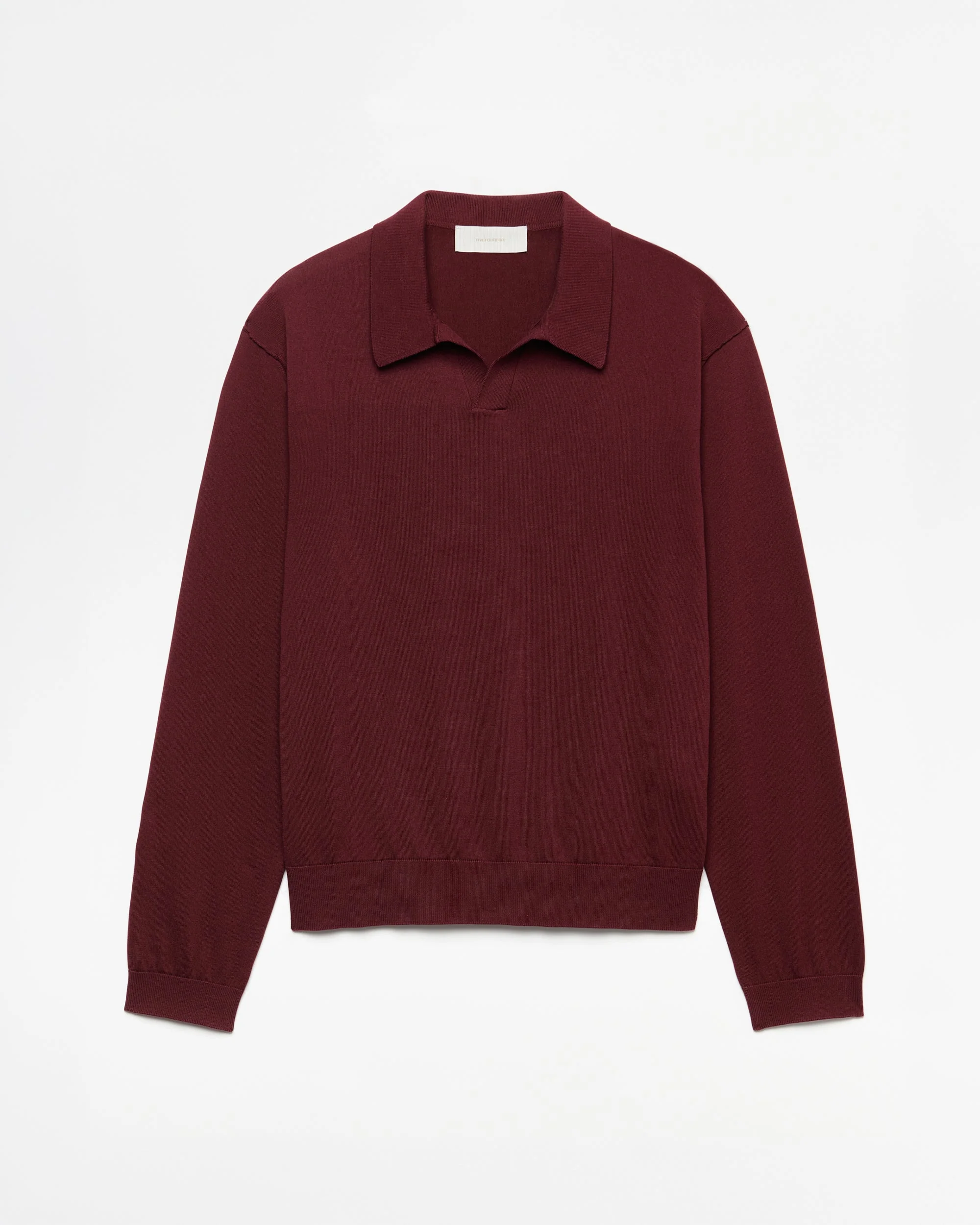 545 Knitted Polo Longsleeve