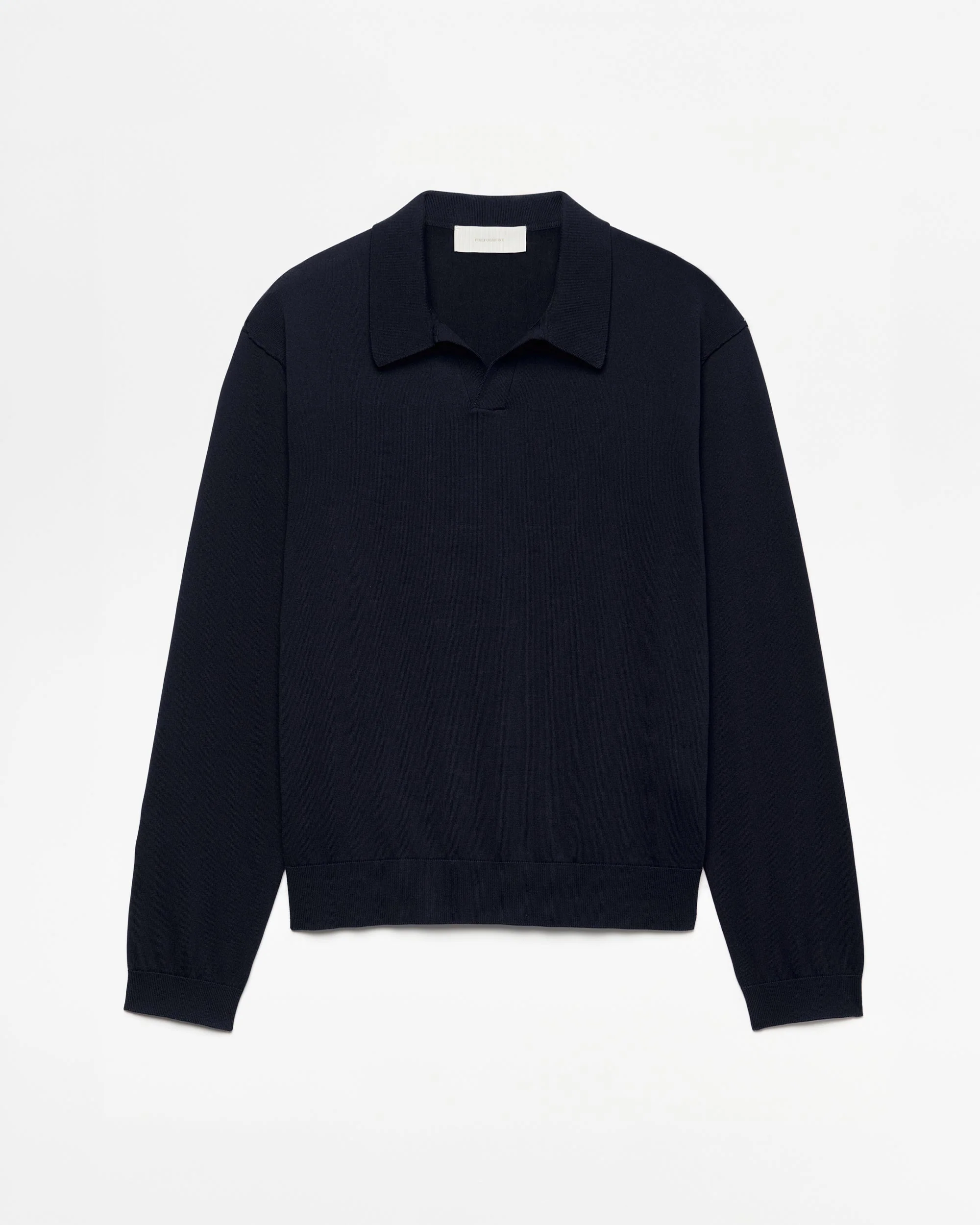 545 Knitted Polo Longsleeve