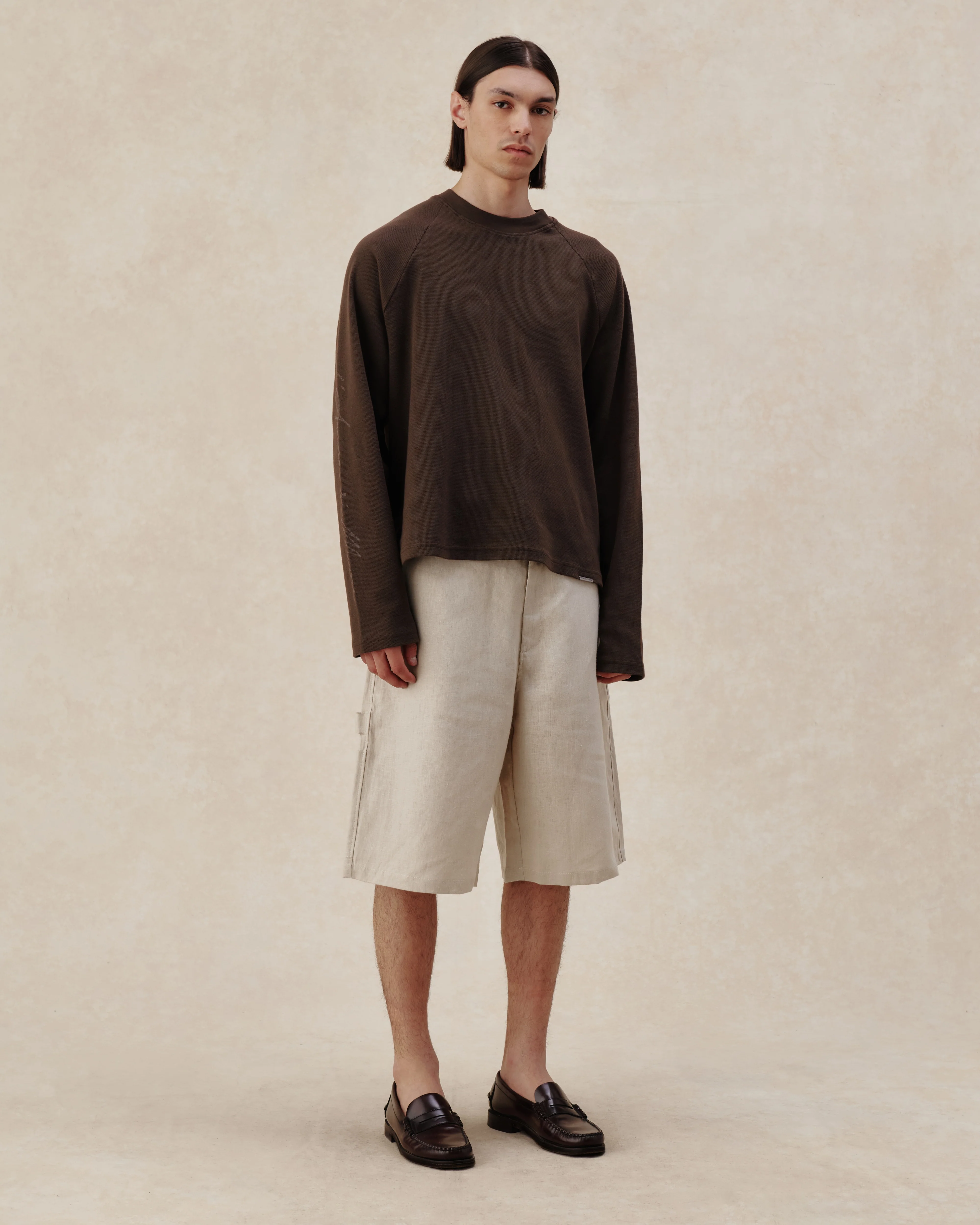 545 Linen Carpenter Shorts - Image 2