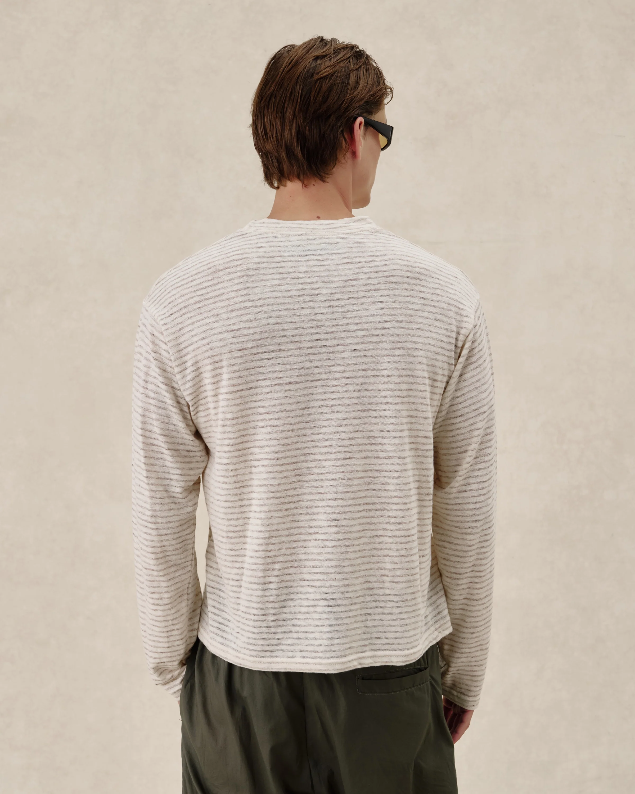 545 Striped Linen Longsleeve - Image 4