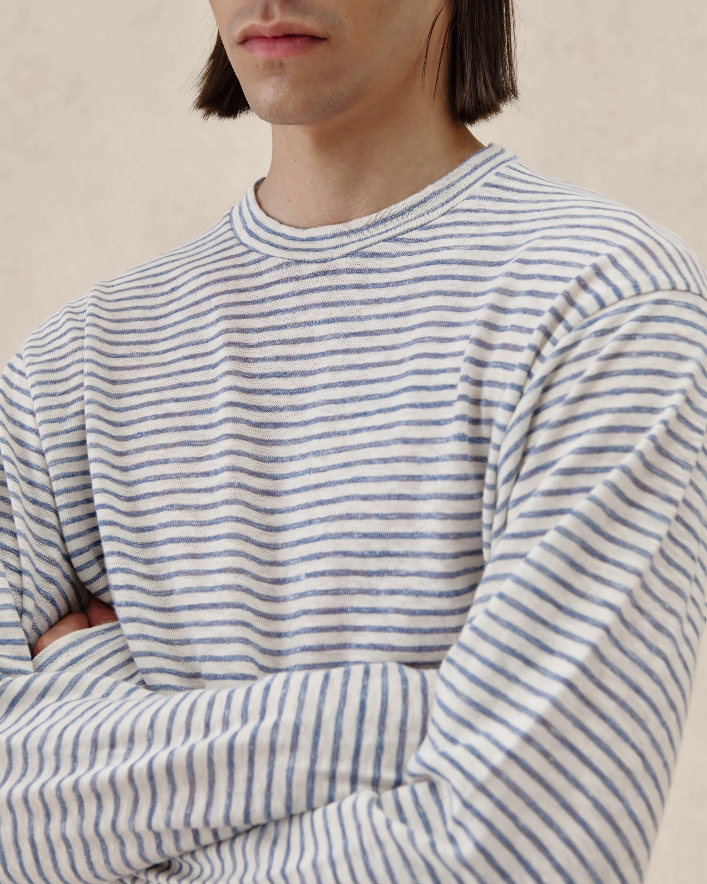 545 Striped Linen Longsleeve - Image 4