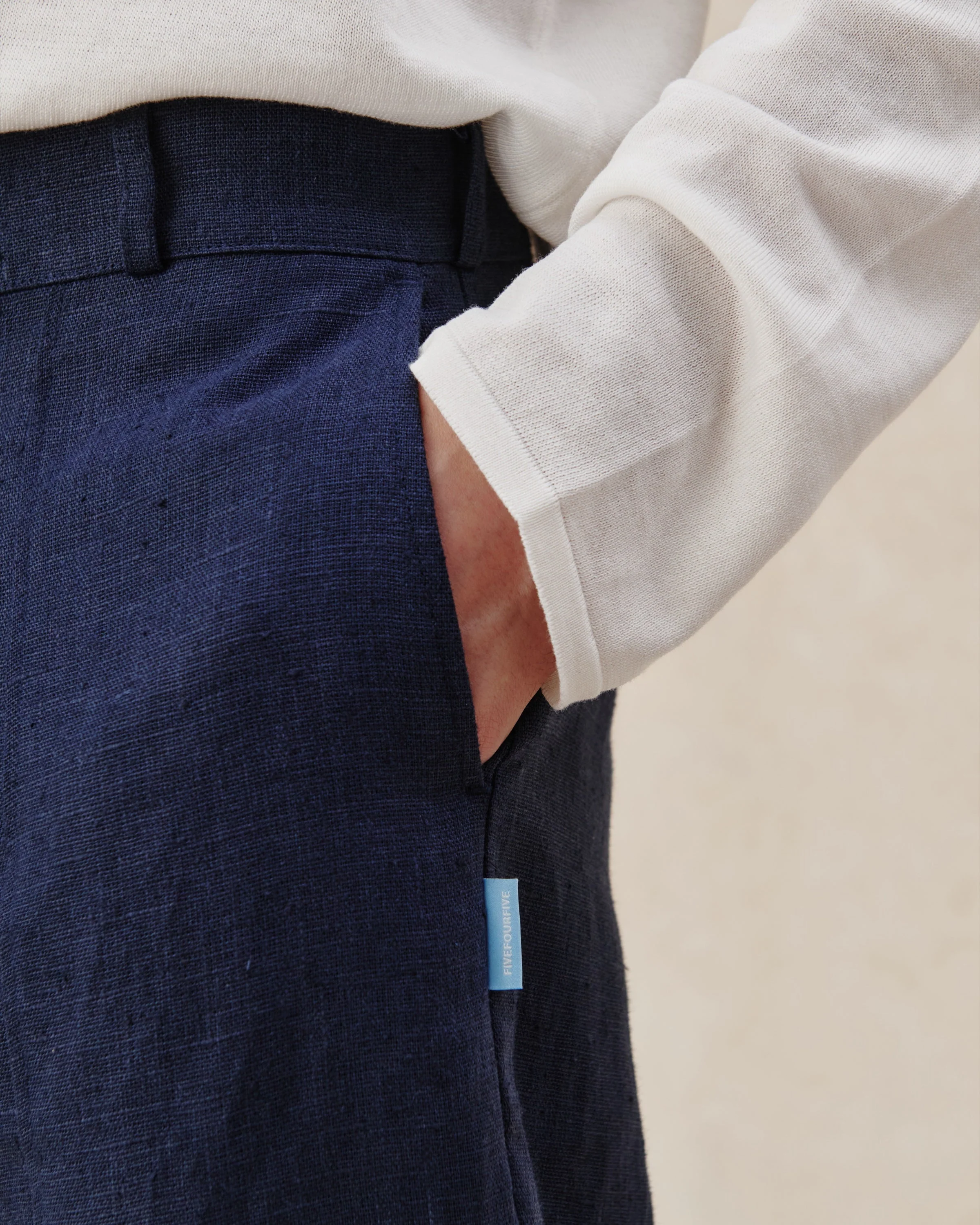 545 Tailored Heavy Linen Pants - Image 6