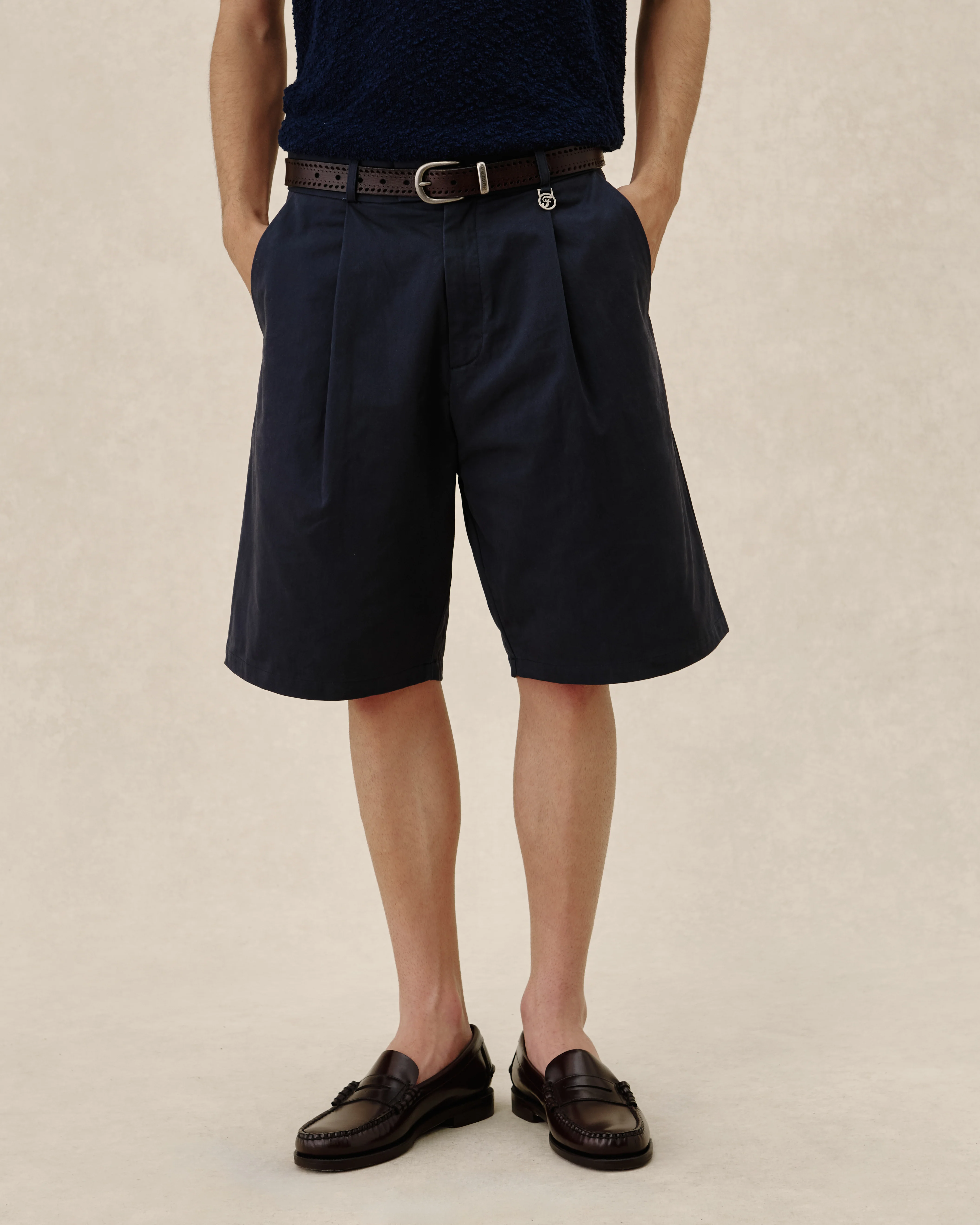 545 Washed Tailored Shorts - Image 4
