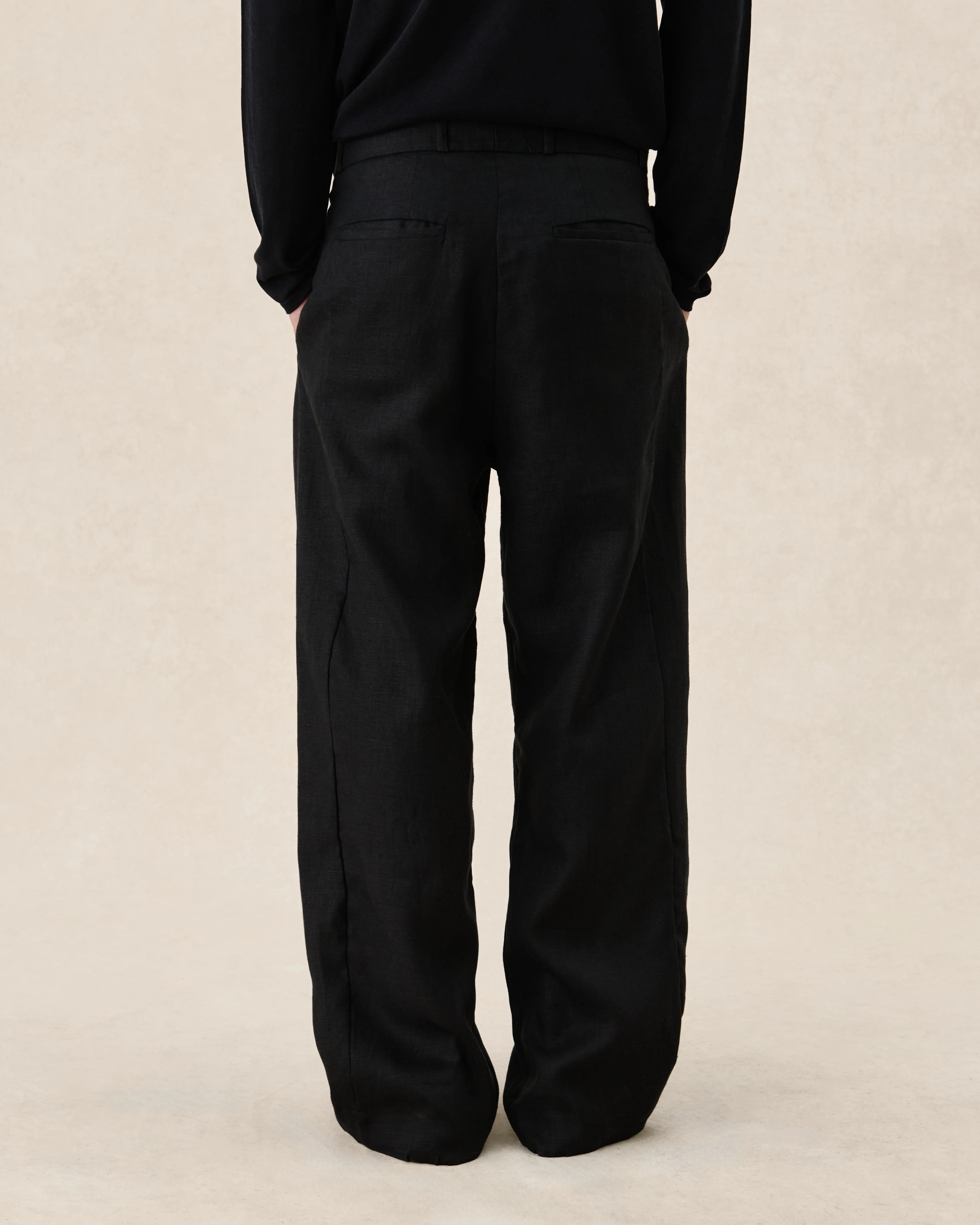 545 Wide Leg Linen Pants - Image 3
